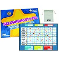 Los mejores  - Tabla de Recompensas para Niños en Alemán - para Pared o Frigorífico. Incluye 20 Tareas Magnéticas y 300 Estrellas – en…
